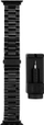 Rrip metalik Mercury për Apple Watch, 42/44/45 mm, çelik inoks, i zi