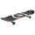 Skateboard PB Scratch Classic, 79 cm, dru 9 shtresa, shumëngjyrësh