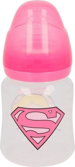 Biberon Superman, 150 ml, me figurë Superman, universal