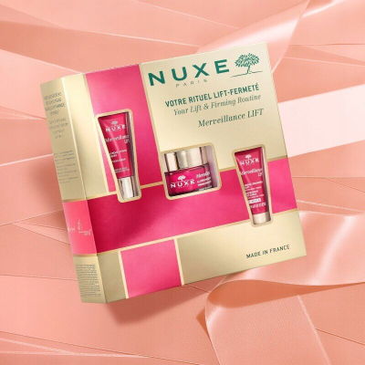 Set për kujdesin e ftyrës Nuxe Merveillance Lift, krem pudër 50ml, krem kontur sysh 15ml, për lëkurë të pjekme