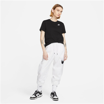 Спортска блуза Nike Sportswear Club за жени, памук, со кратки ракави, црна