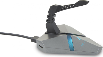 Mbajtëse kabllo gaming SureFire Axis, hub USB 3.2, RGB, e zezë
