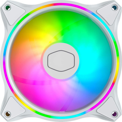 Ftohës Cooler Master MasterFan MF120 Halo 2, 120 mm, i bardhë