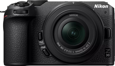 Kamera mirrorless Nikon Z30, set DX 16-50mm DX 50-250mm, 20.9MP, 4K, e zezë