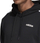 Duks për meshkuj Adidas Men's Essentials 3 Stripes Pullover French Terry, S, i zi