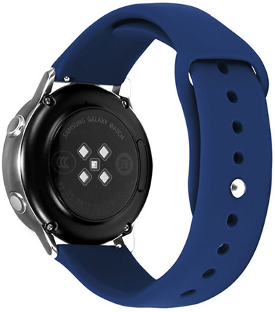 4wrist ремени за часовникот Samsung Galaxy, сини, 20 мм