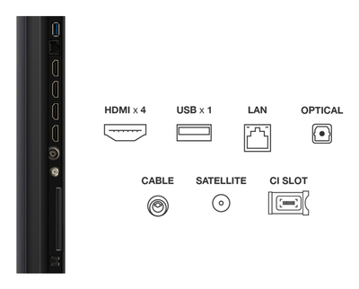 TV TCL C Series 65C69K, 65\", 4K QD MiniLED, Google TV, gri metalik