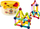 Set ndërtimi magnetik Lean Toys, 56 copa, shumëngjyrësh