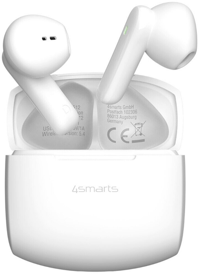Kufje pa tel 4smarts SkyBuds Air, in ear, Bluetooth, të bardha