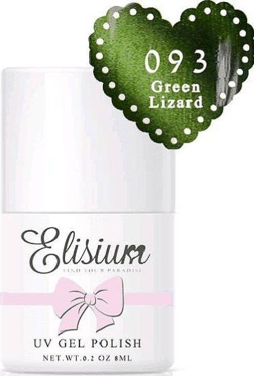 Manikyr xhel UV Elisium 093 Green Lizard, 8 ml, jeshile