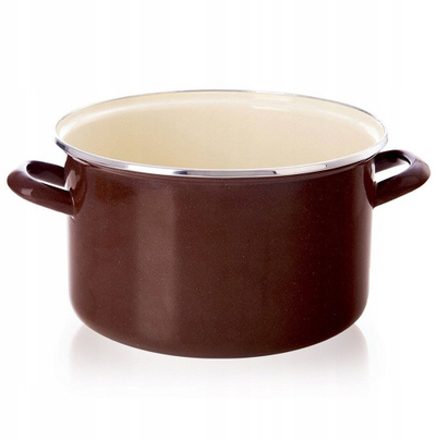 Tenxhere Tenga emal, 4L, 22 cm, kafe