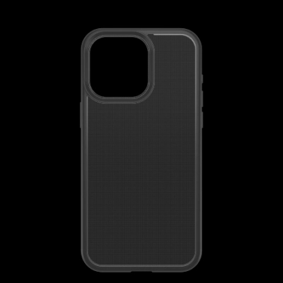 Mbulesë telefoni OtterBox React Series për iPhone 15 Pro Max, transparente me kornizë të zezë