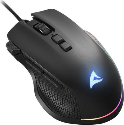 Maus lojërash Sharkoon SHARK Force II, me kabllo, 4200 DPI, RGB, i zi