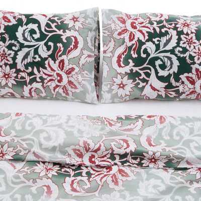 Set çarçafësh dopio Vera, 100% pambuk, 4 pjesë, shumëngjyrësh