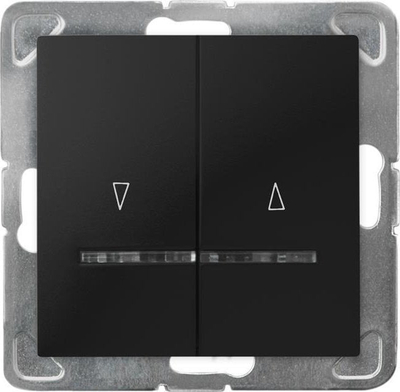 Çelës rolete Ospel IMPRESJA ŁP-7YBS/m/33, me ndriçim blu, bllokim mekanik, black metallic