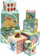 Lodër me blloqe Djeco Baby White BabyBloki, 10 kuba, edukative, shumëngjyrëshe