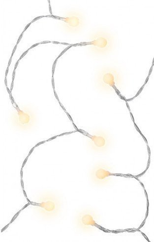 Zinxhir dritash LED Goobay Balls, 80 LED, 3000K, me bateri