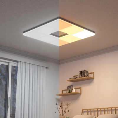 Интелигентен тавански светлечки елемент Nanoleaf Skylight NF083K02 3SL, Wi-Fi, RGBW, бел