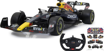 Makinë garash me pult Jamara Deluxe Cars Oracle Red Bull Racing RB18 1:12, 2.4 GHz, blu e errët