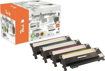 Toner Peach PT666, set 4 copë, kompatibil, shumëngjyrësh