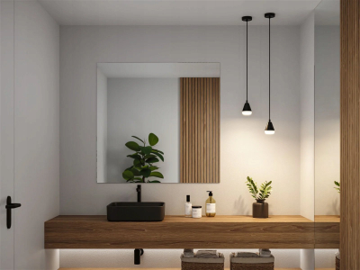Lampë varëse LED Paulmann Luia, stil i thjeshtë modern, e zezë mat