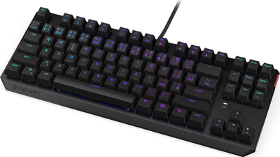 Tastierë gaming Endorfy Thock TKL Brown, mekanike, RGB, e zezë