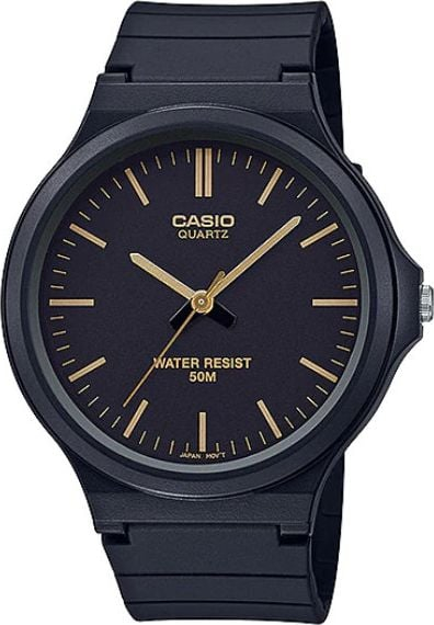 Рачен часовник Casio MW-240-1E2VEF, мажи, кварц, 50 m отпорен на вода, црн