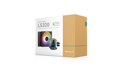 Ftohës me ujë Deepcool LS320, 12 cm, i zi