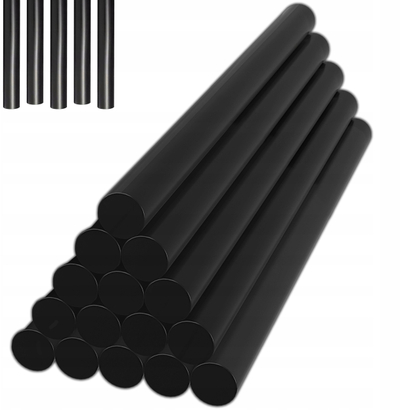 Shkopinj ngjitësi të nxehtë PDR, 11mm, set 10 copë, të zinj