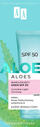 Krem fytyre AA Aloe Moisturizing, SPF50, për lagështi, 40ml