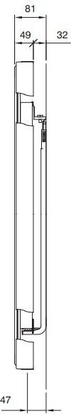 Radiator vertikal Henrad Alto Plan H2000 L500 Type 11, panel i rrafshët, 2000x500mm, i bardhë