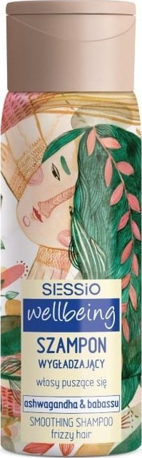 Shampo flokësh Sessio Wellbeing, zbutëse për flokë që s’të binden, 300 ml