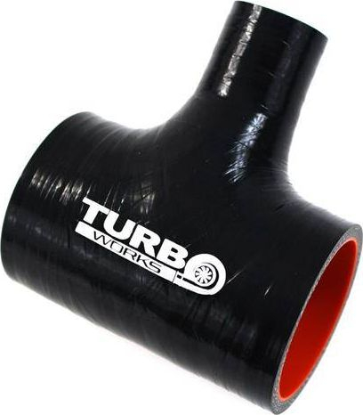 Lidhës T silikonik TurboWorks Pro 32mm 25mm, i zi