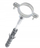 Kapëse tubi Fixser 1/2", 21-23 mm, me dyle, çelik i galvanizuar