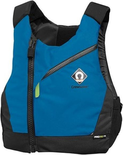 Jelek shpëtimi Crewsaver Pro 50N 2023, model buoyancy aid, blu/lime