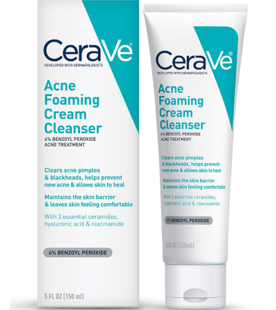 Krem pastrues CeraVe Acne Foaming Cream, 150 ml