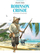 Libër komik Robinson Crusoe Literary Adaptations, përshtatje grafike, për kalamaj dhe të rinj