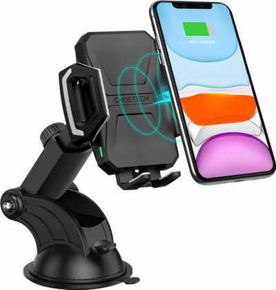Karikues makine wireless Choetech T521-F, 15W, Qi, i zi