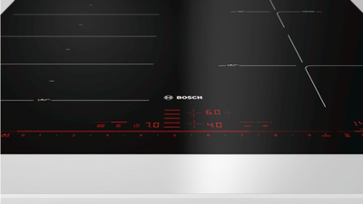Pllakë me induksion Bosch PXE601DC1E, 7.4 kW, 57.2 cm, e zezë