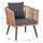 Set kopshti lounge 4-copë Freja (HM6057.03), bezhë