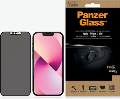 Xham mbrojtës PanzerGlass CamSlider® për Apple iPhone 13 Pro Max, i zi