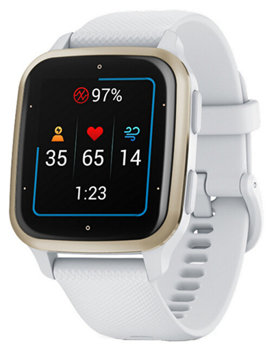 Orë e mençur Garmin Venu Sq 2 - Cream Gold/White 010-02701-11