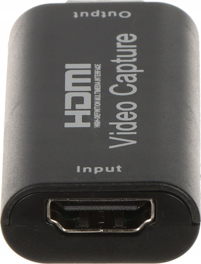 Kartë kapjeje HDMI në USB, 1080p, kompakte, e zezë
