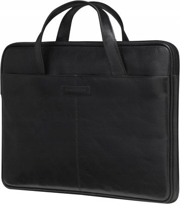 Çantë laptopi Dbramante1928 Silkeborg, 15", lëkurë natyrale, e zezë