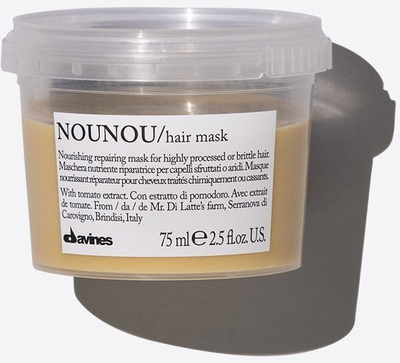 Маска за коса Davines Mini Nounou, обновувачка за оштетена коса, 75ml