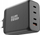 Karikues rrjeti Silver Monkey GaN 200W, USB‑C PD, USB 3.0 QC, i zi