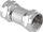Adapter koaksial Gembird ZLA0451, F plug në F plug, metalik