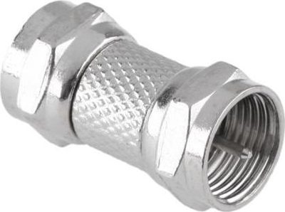 Adapter koaksial Gembird ZLA0451, F plug në F plug, metalik