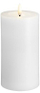 Qiri LED Moods & More Pillar Melted Classic White, 74x150mm, i bardhë