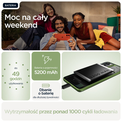 Телефон Motorola Moto G06, 6.88\", 4GB 128GB, 4G, зелен